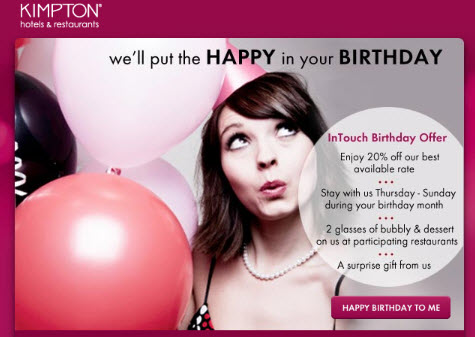 Birthday Recognition from Loyalty Programs
