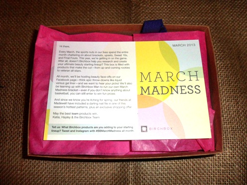 What’s in the March Birchbox