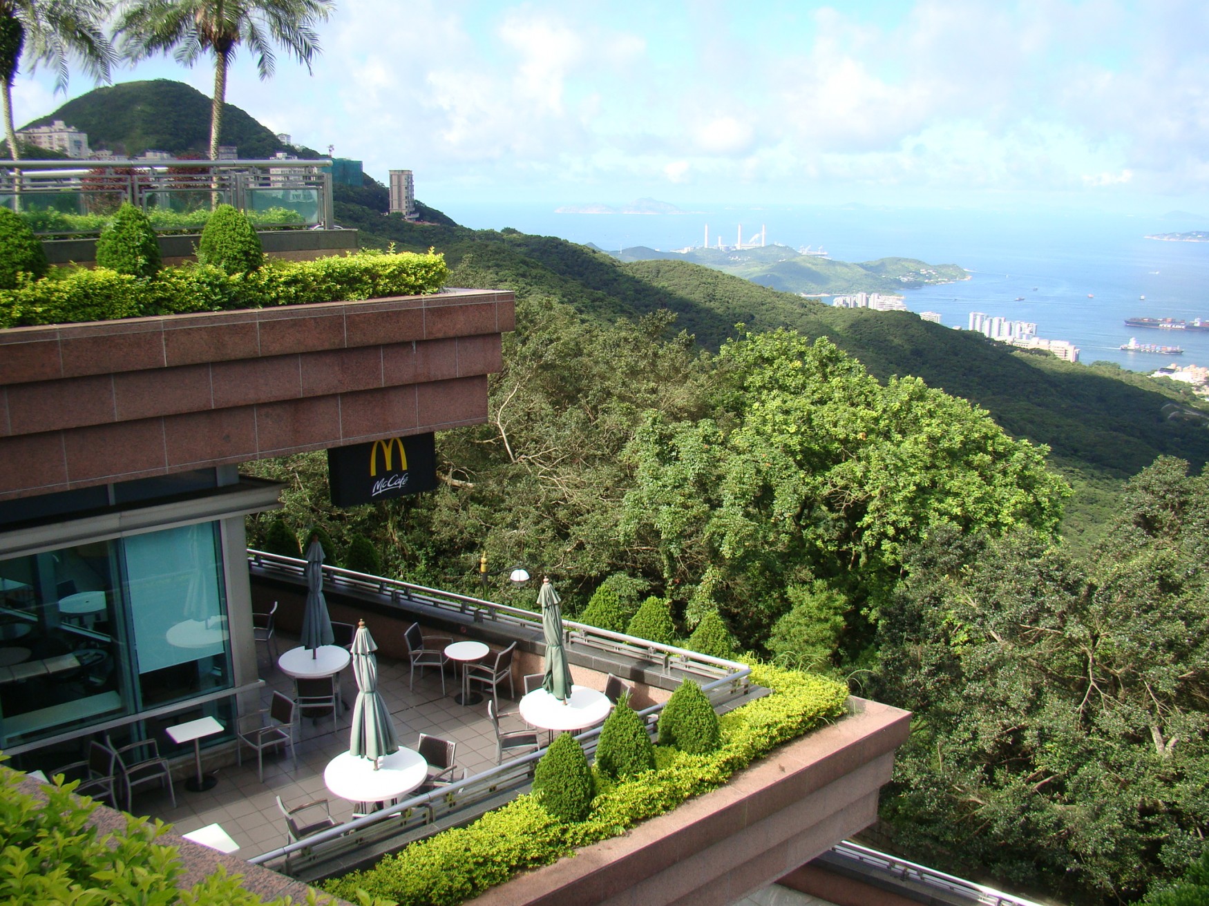 Best McDonald’s with a View: Victoria Peak, Hong Kong