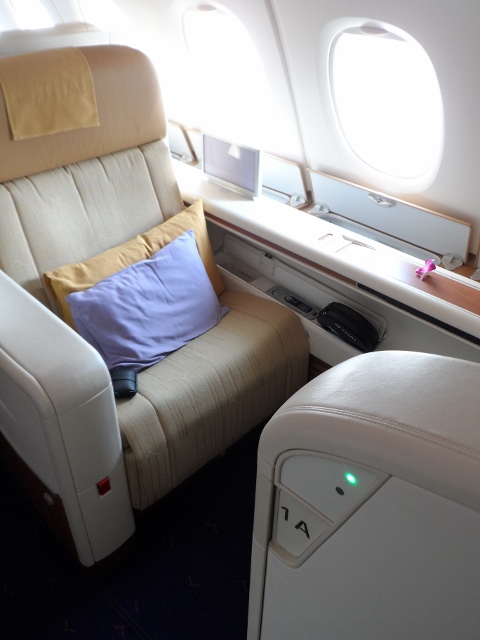 Thai Airways First Class A380 seat