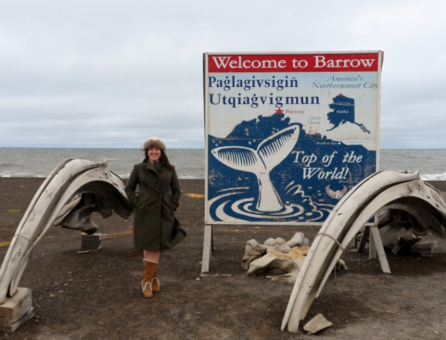 Barrow whale jaw Keri