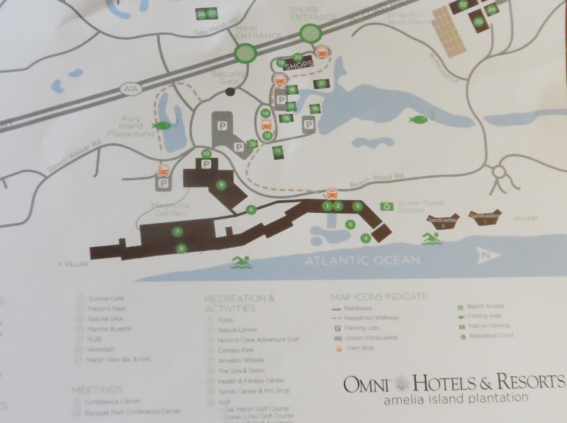 Omni Amelia Island Plantation Resort map