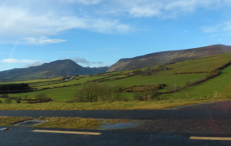 Driving in Ireland Scenery