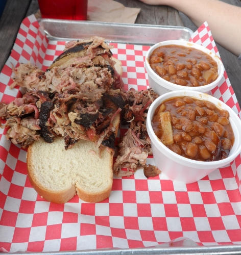 Southern Soul BBQ St Simons Pulled Pork Plate