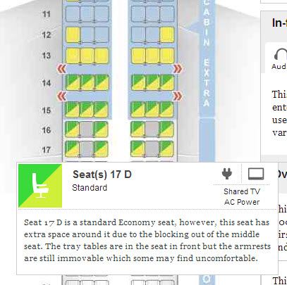 Intra Europe Biz Class Style Seats in American Airlines’ Economy?