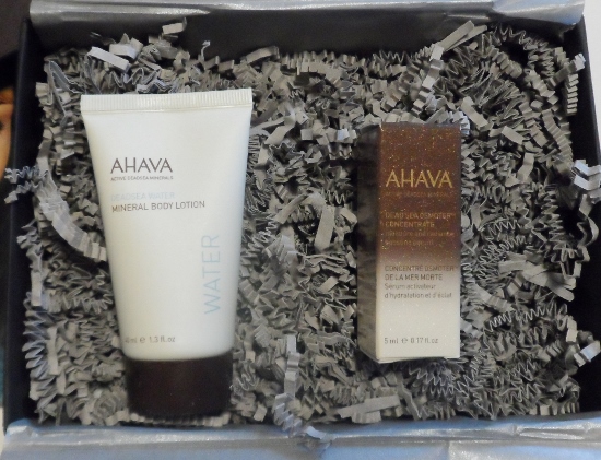 Sample Society February 2014 Ahava lotion osmoter concentrate
