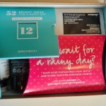 a box with a box of beauty products