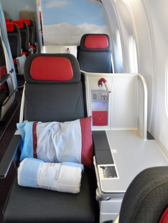 Austrian Airlines Business Class Seat Map
