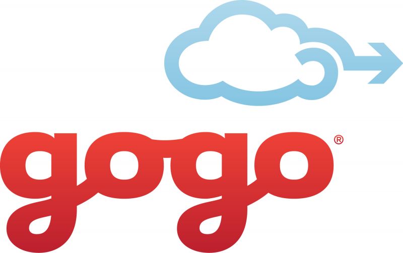 a red and blue logo with a cloud