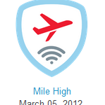 a logo of a plane and wifi symbol