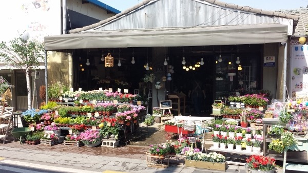 Bukchon Hanok Village Seoul Flower Shop