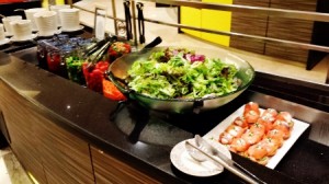 a salad and other food on the counter