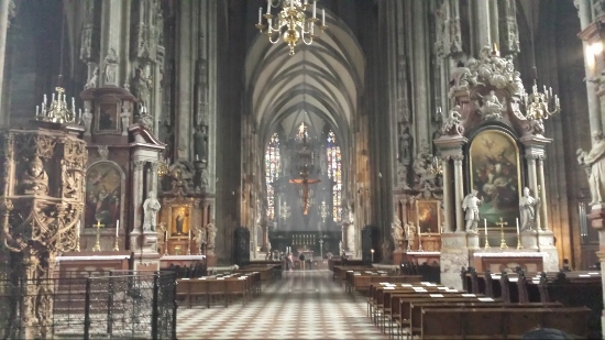 St Stephens Cathedral Interior Vienna