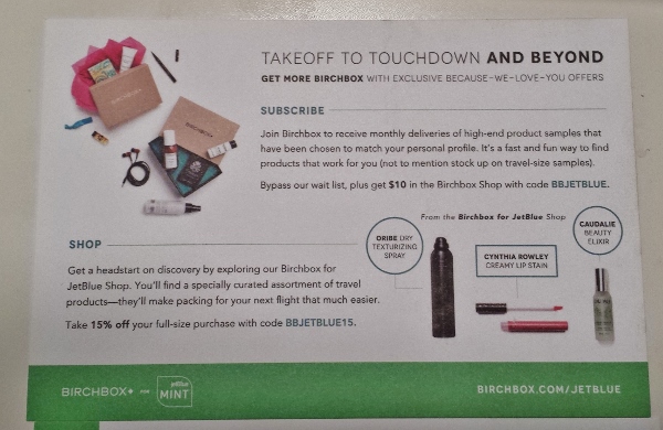 a white and green advertisement with a box of beauty products