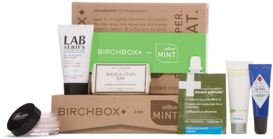 a box with a product and a tube of soap