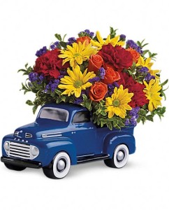 Teleflora king of the road truck bouquet mileage offer