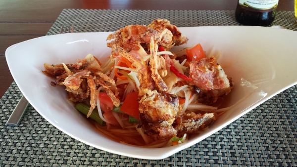 Intercontinental Koh Samui Resort Flames crab dish