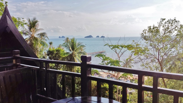 Intercontinental Koh Samui Resort Villa porch view