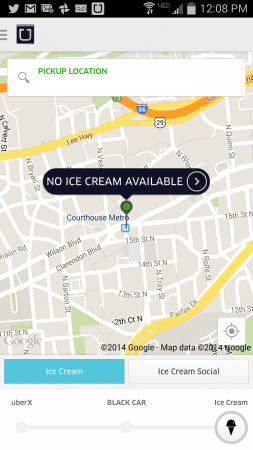 #UberIceCream DC no availability