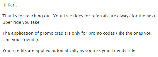 uber free rides for referrals