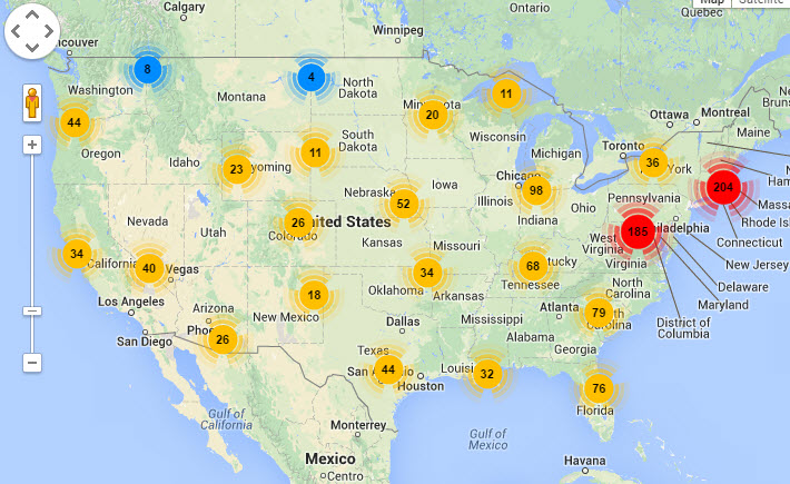 Smithsonian Museum day live sep 27 2014 participating museums map