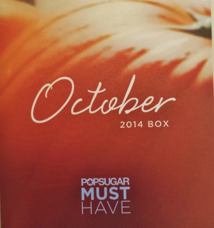 Boo Worthy: October PopSugar Must Have Box