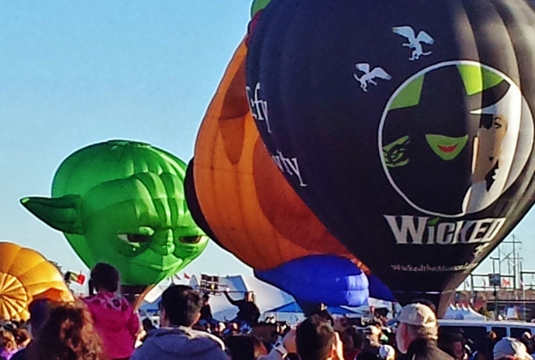 Albuquerque Balloon Fiesta 2014 Yoda Wicked Hot Air Balloon