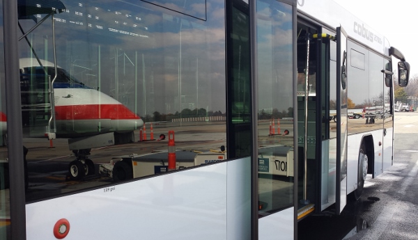 US Airways Shuttle Bus DCA Gate 35X