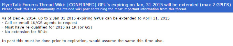 extend expiring United GPU 2014