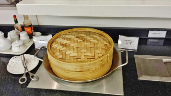 a basket on a plate