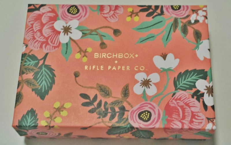 a box with flowers on it