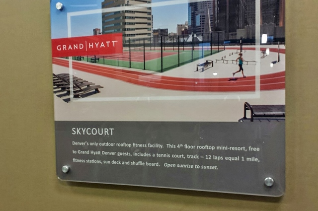 Grand Hyatt Denver Fitness Center & Pool Skycourt