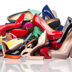 a pile of high heels