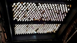 a close up of a light