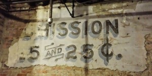a sign on a wall