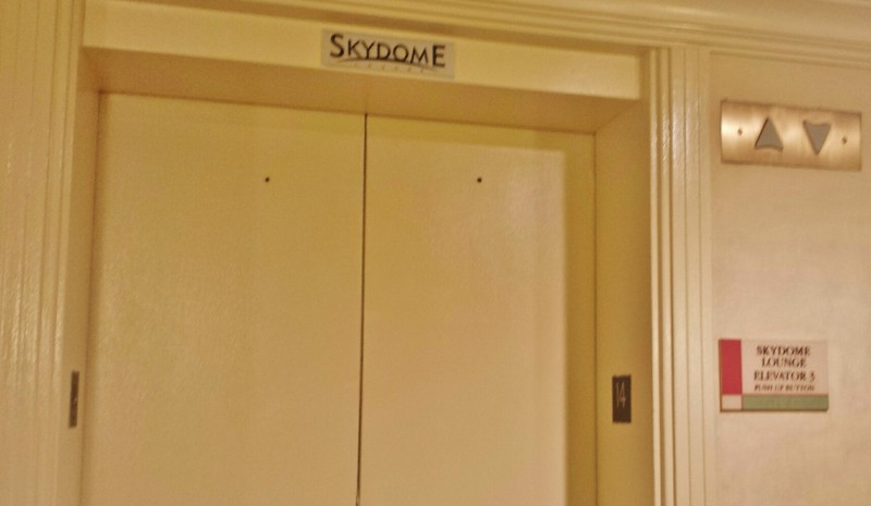 Skydome Lounge Doubletree DC Elevator Bay