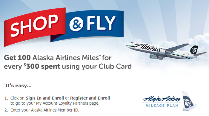 earn airline miles at grocery stores safeway alaska airlines