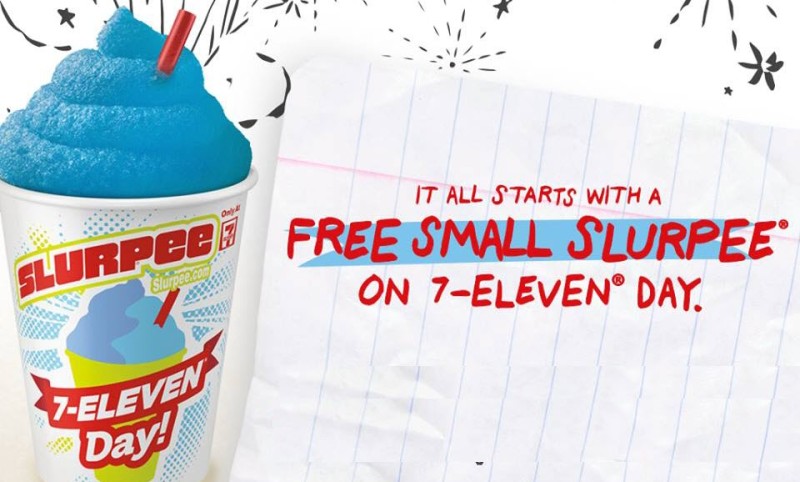 Get a Free Slurpee Today & Freebies All Week at 7-Eleven