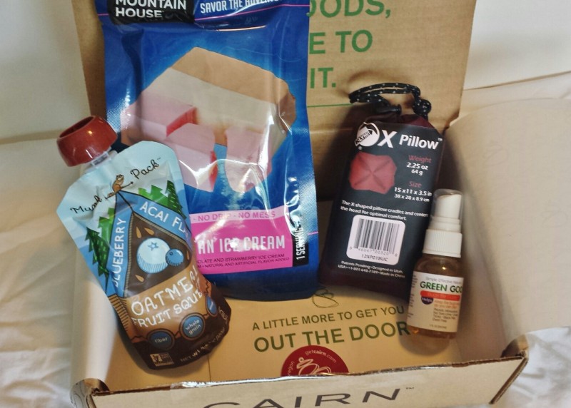 a box with different products