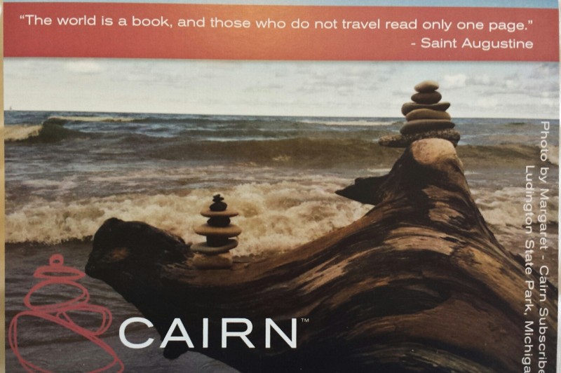 Cairn box review travel book quote
