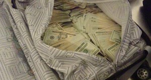 a bag full of money