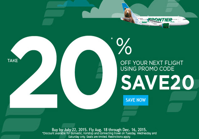a green and white advertisement with a plane and a bear
