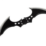 a black bat shaped knife