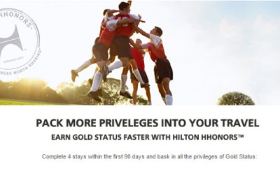 Fast Track to Hilton Gold Status - Heels First Travel