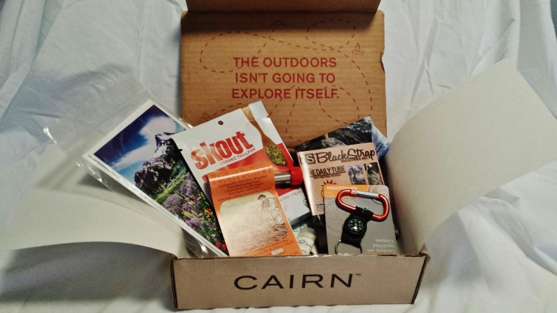 September Cairn Camping monthly subscription box outdoors wont explore themselves