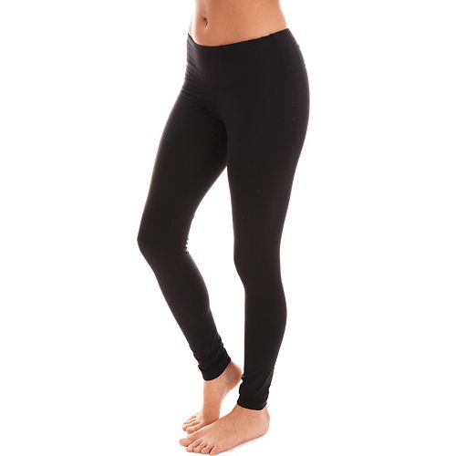 a woman's body wearing black leggings