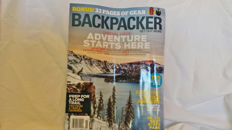 Cairn box review October Backpacker Magazine fall winter gear guide