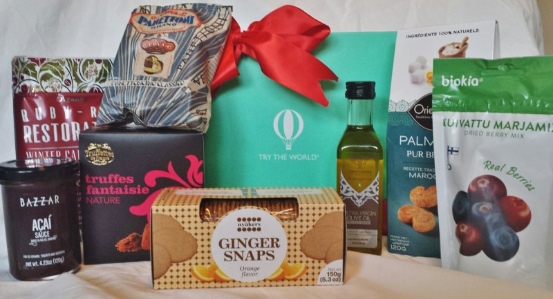 Try the World Review Holiday Box contents