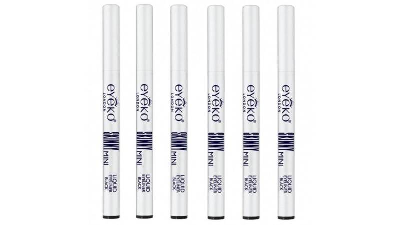 a group of white liquid eyeliners