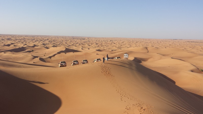 Al maha desert resort dune bashing stopping point
